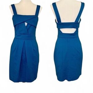 Cynthia Steffe Teal Blue Cutout Dress [Size 12]